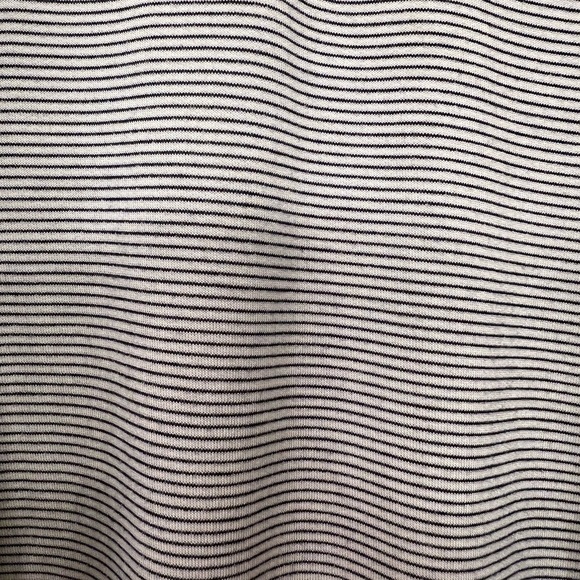 Bordeaux Anthropologie Blazer Striped black and white size small - Picture 5 of 5